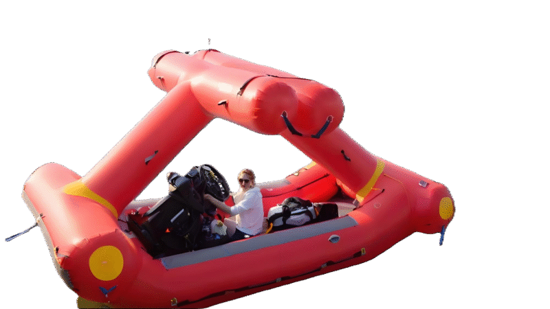 Self-Righting Rescue Boat
